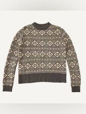 Himalayan Cashmere Fair Isle Sweater SzL